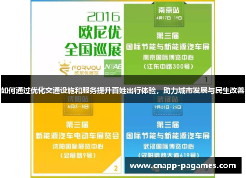 如何通过优化交通设施和服务提升百姓出行体验,助力城市发展与民生改善 如何通过优化交通设施和服务提升百姓出行体验,助力城市发展与民生改善